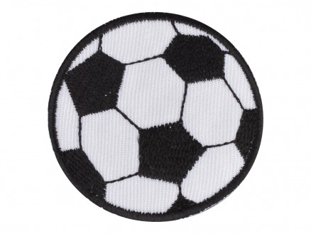 Bügelbild Fußball 4,5cm - 1 Stk von VJ Green