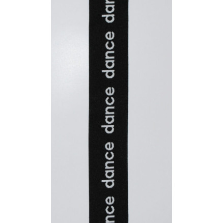 Elastisches Band 38mm Dance Schwarz/Weiß - 50 cm Elastisches Band 38mm Dance Schwarz/Weiß - 50 cm von VJ Green