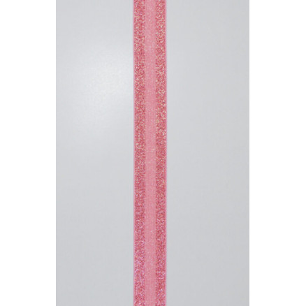 Gummiband 25mm Rose mit Lurex - 50 cm von VJ Green