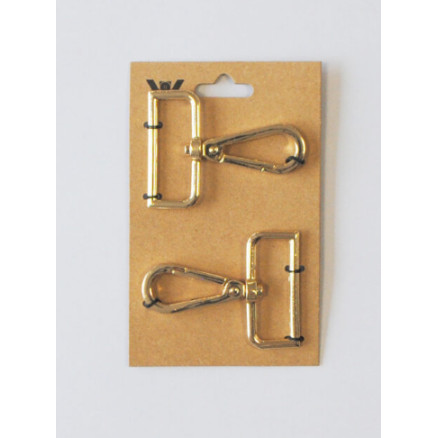 Karabiner 32mm Gold - 2 Stück von VJ Green