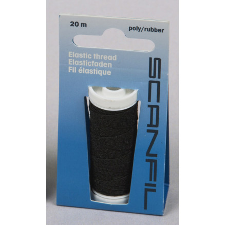 Scanfil Elastikfaden Schwarz 20m von VJ Green