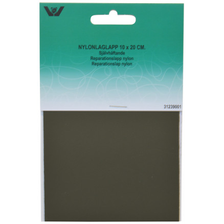 Selbstklebende Ausbesserungs-Patches Nylon Khaki 10x20cm - 1 Stk von VJ Green