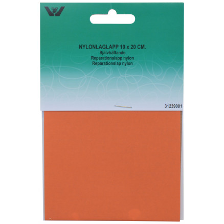 Selbstklebende Ausbesserungs-Patches Nylon Orange 10x20cm - 1 Stk von VJ Green