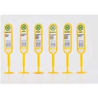 VK MODELLE 08012 Haltestellenschild MABEG-FIS gelb 6/Set VK MODELLE 08012 Haltestellenschild MABEG-FIS gelb 6/Set von VK-MODELLE