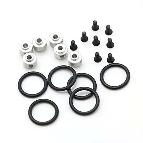 [Fernbedienung Spielzeugteile] 5 teile/los Flugzeug Propeller 3,17mm Prop Adapter Prop Saver mit Schrauben Gummi O Ringe Kit Elektro Brushless Motor Welle RC Teil - sievironmentell freundliche Materia von VLIZO