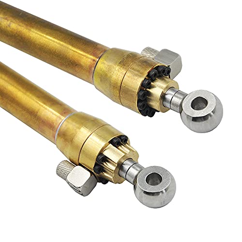 VLIZO 1pcs Upgrade Hydraulikzylinder Vollmetall 50/70/85/95/110/120/130/140MM Hub für 1/14 RC Loader CAT 336D Bagger Teile Zubehör (Farbe: K-140MM) (Color : C-110MM) von VLIZO