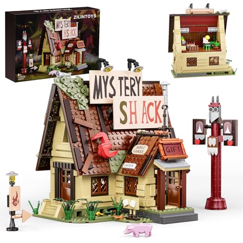 Gravity House Bausets, Mystery Shack Bauspielzeug, kompatibel mit Lego, Sammlerstück & baubares lustiges Modellspielzeug, Sammlungsgeschenk für 6+ Jungen, Mädchen, Erwachsene und TV-Fans (965 PCS) von VLOTVFP