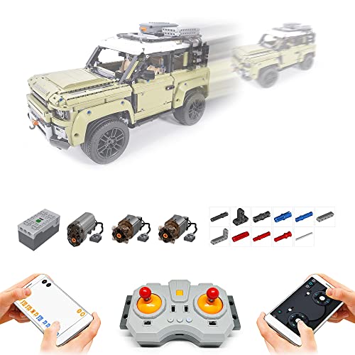 Motoren Fernbedienung LED Beleuchtungsset Set für Lego 42110 Land Rover Defender (Nicht Enthalten Modell) (Remote Control Motor Kit) von VLites