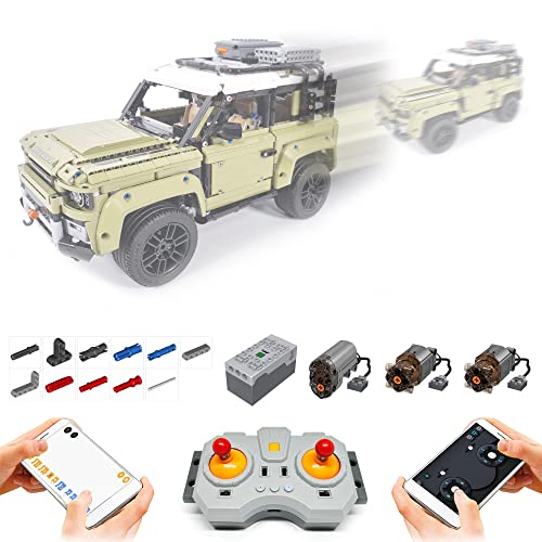 Motoren und Fernbedienung Set für Lego 42110 Land Rover Defender (Nicht Enthalten Modell) von VLites
