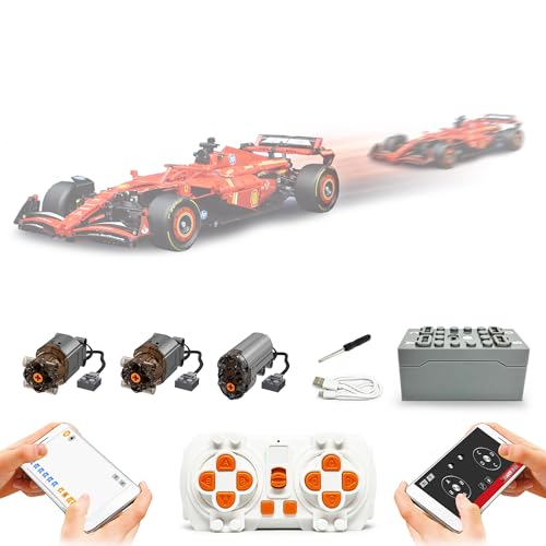 Technik Power Motoren Set Kompatibel mit Lego 42207 Technic Ferrari SF-24 F1 Rennauto (Doppelmotor-Version) von VLites