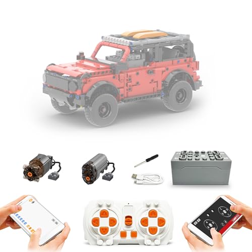 Technik Power Motoren Set Kompatibel mit Lego 42213 Technic Bronco SUV Offroad-Fahrzeug Modellauto (Standard-Edition) von VLites