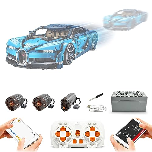 Technik Power Motoren Set für Lego 42083 Bugatti Chiron(Nicht Enthalten Modell) von VLites