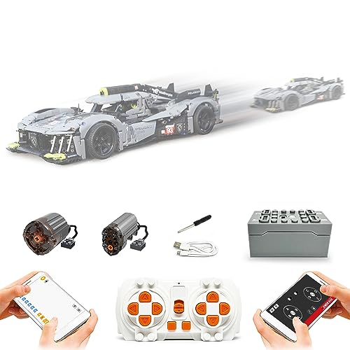 Technik Power Motoren Set für Lego 42156 Peugeot 9X8 24H Le Mans Hybrid Hypercar(Nicht Enthalten Modell) von VLites