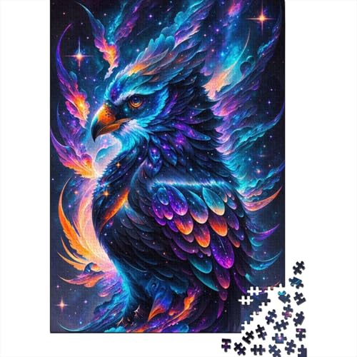1000 Stück Weltraumvögel Puzzle für Erwachsene, Halloween-Geschenkpapier Puzzle für Teenager, einzigartige Wohnaccessoires Geschenke und Geschenke 1000 Stück (38x26cm) von VMDUHFY