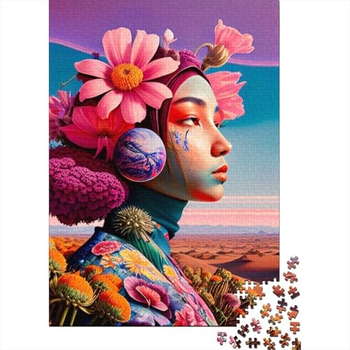1000 Teile Bunte Puzzles für Mädchen Erwachsene Teenager Lernspiele für Zuhause DIY Spielzeug Weihnachtsgeschenke 1000 Teile (38x26cm) von VMDUHFY