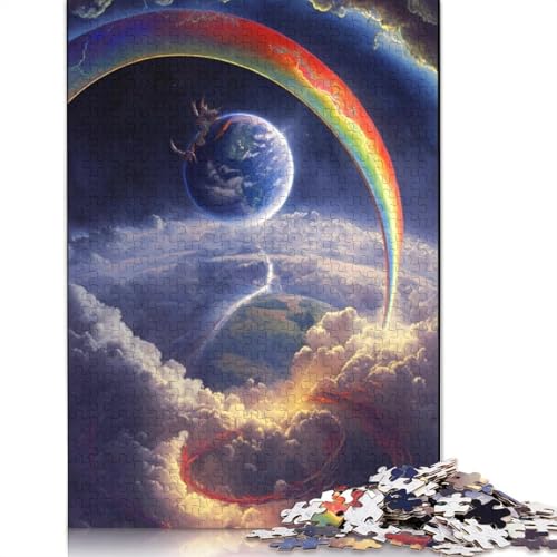 1000-teiliges Fantasy-Puzzle mit Shiba Inu-Motiv für Erwachsene, Puzzles, Lernspielzeug, 1000 Stück (38 x 26 cm) von VMDUHFY