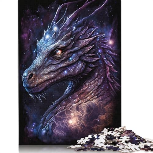 1000-teiliges Galaxie-Schmetterlings-Puzzle für Erwachsene und Teenager, Papierpuzzle, 1000 Teile (38 x 26 cm) von VMDUHFY