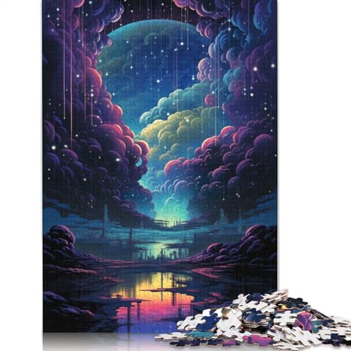 1000-teiliges Galaxy Art Dragon-Puzzle für Erwachsene, Puzzle für Erwachsene und Jugendliche ab 12 Jahren, 1000 Teile (75 x 50 cm) < von VMDUHFY