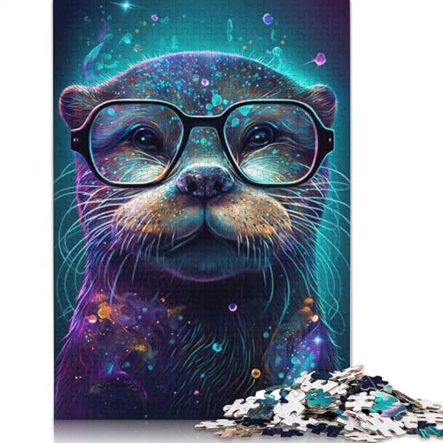 1000-teiliges Papierpuzzle „Koala mit Kopfhörern und Sonnenbrille“ für Erwachsene, Puzzle, Lernspiel, Herausforderungsspielzeug, 1000 Stück (75 x 50 cm) von VMDUHFY