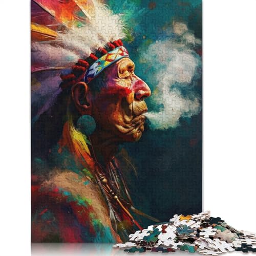 1000-teiliges Papierpuzzle mit Galaxie-Nashorn, Papierpuzzle für Erwachsene und Jugendliche ab 12 Jahren, 1000 Teile (75 x 50 cm) von VMDUHFY