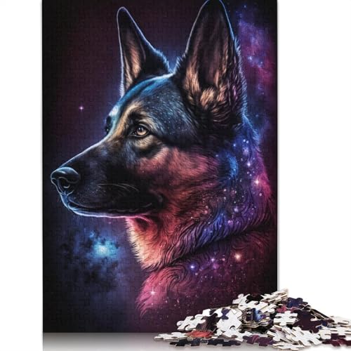 1000-teiliges Papierpuzzle mit Weltraumastronauten und rotem Panda, Papierpuzzle für Erwachsene und Jugendliche ab 12 Jahren, 1000 Teile (75 x 50 cm) von VMDUHFY