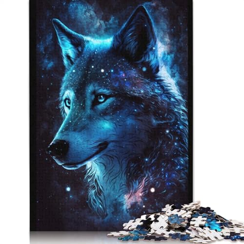 1000-teiliges Pomeranian-Hundekunst-Puzzle für Erwachsene, Puzzle, Lernspiel, Herausforderungsspielzeug, 1000 Stück (75 x 50 cm) von VMDUHFY