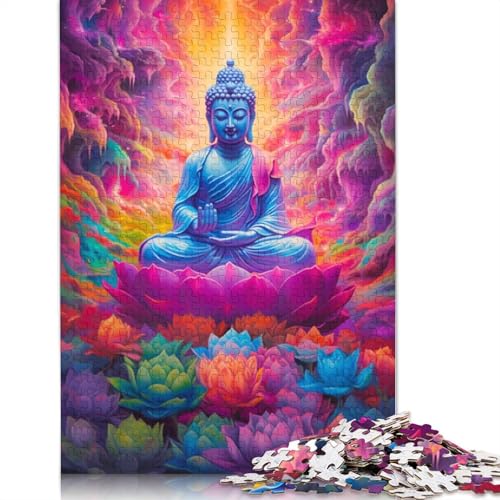1000-teiliges Puzzle „Löwe mit Kopfhörern und Sonnenbrille“ für Erwachsene und Jugendliche, Lernspielzeug aus Papier, 1000 Teile (75 x 50 cm) von VMDUHFY