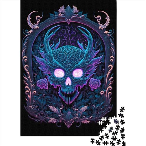 1000-teiliges Puzzle mit Schwarzlicht-Komposition für Erwachsene und Jugendliche | Papierpuzzle | Nachhaltiges Puzzle für Erwachsene | 1000-teilige Spiele (38 x 26 cm) von VMDUHFY