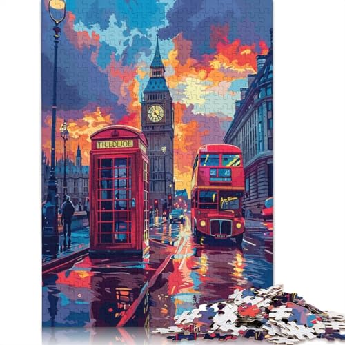 1000-teiliges Puzzle mit Tiernebel und Löwe, für Erwachsene und Teenager, 1000 Teile (75 x 50 cm) von VMDUHFY