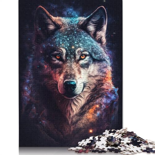 1000-teiliges Puzzle mit farbenfroher Explosionsgalaxie für Erwachsene und Teenager, Lernspiele für zu Hause, DIY-Spielzeug, 1000 Stück (75 x 50 cm) von VMDUHFY