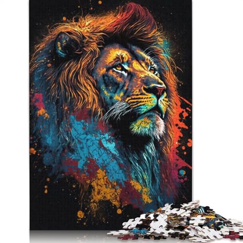 1000-teiliges buntes Alien-Puzzle für Erwachsene und Teenager, Papierpuzzle, 1000 Teile (75 x 50 cm) von VMDUHFY