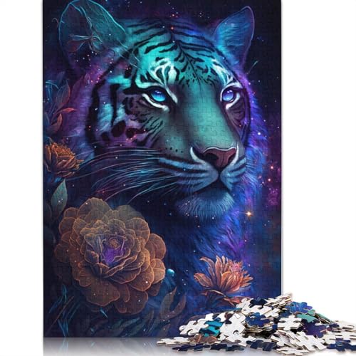 1000-teiliges buntes Neon-Graffiti-Totenkopf-Papierpuzzle für Erwachsene, Puzzles für Erwachsene, Lernspiel, Herausforderungsspielzeug, 1000 Stück (75 x 50 cm) von VMDUHFY