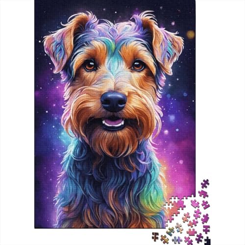 Art Galaxy Dogs Puzzle Fun Premium-Puzzle aus Karton für Jungen oder Mädchen, 1000 Teile (75 x 50 cm) von VMDUHFY