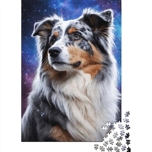 Art Space Dogs Puzzle, Lernspiele, Familienaktivitäten, Premium-Puzzle aus Karton, 1000 Teile (75 x 50 cm) von VMDUHFY