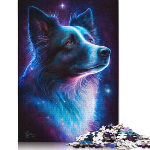 Bunte Katze mit großen Augen, 1000-teiliges Papierpuzzle für Erwachsene, Puzzle, Lernspiel, Herausforderungsspielzeug, 1000 Teile (75 x 50 cm) von VMDUHFY