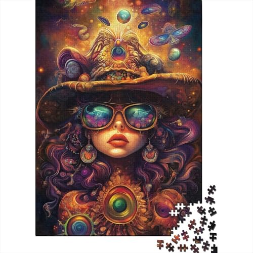Modisches Damen-Puzzle, 1000 Teile, für Erwachsene und Jugendliche ab 12 Jahren, 1000 Teile (75 x 50 cm) von VMDUHFY