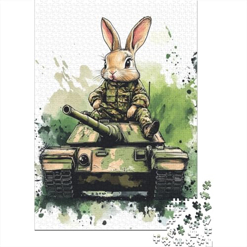 Oster-Puzzle mit süßem Häschen, für Erwachsene, 1000-teiliges Puzzle für Teenager, Lernspiel, Herausforderung, Spielzeug, 1000 Teile (75 x 50 cm) von VMDUHFY