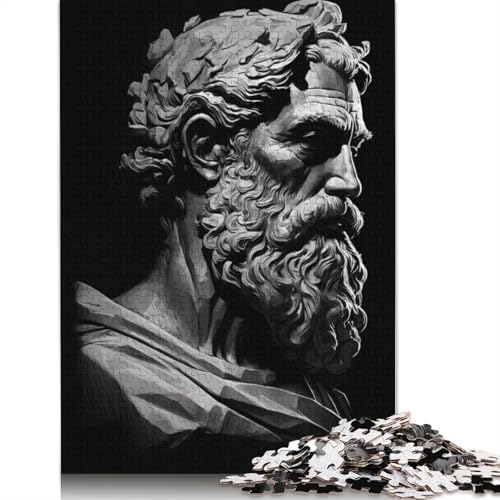 Platon-Philosophen-Puzzles für Erwachsene, 1000-teiliges Puzzle für Teenager ab 12 Jahren, 1000 Teile (75 x 50 cm) von VMDUHFY