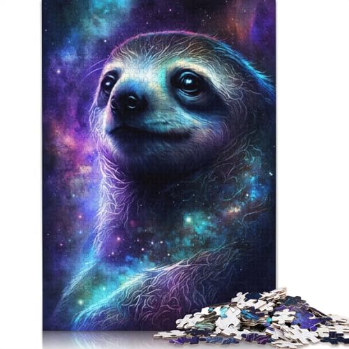 Psychedelic Alien Planet Puzzles 1000 Teile Papierpuzzles für Erwachsene und Teenager Familienspiel 1000 Stück (75 x 50 cm) von VMDUHFY