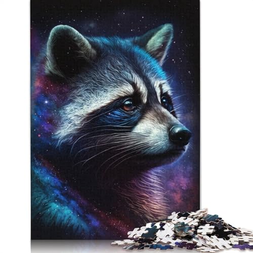 Puzzle für Erwachsene, 1000 Teile, Feuertier-Husky, Papierpuzzle für Erwachsene und Jugendliche, Heimdekoration, Puzzlespielzeug, 1000 Teile (38 x 26 cm) von VMDUHFY