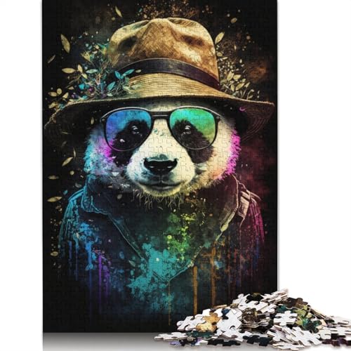 Puzzle für Erwachsene, Fuchs und Blumen, Papierpuzzles für Teenager, Geschenke, Heimdekoration, Puzzlespielzeug, 1000 Teile (38 x 26 cm) von VMDUHFY