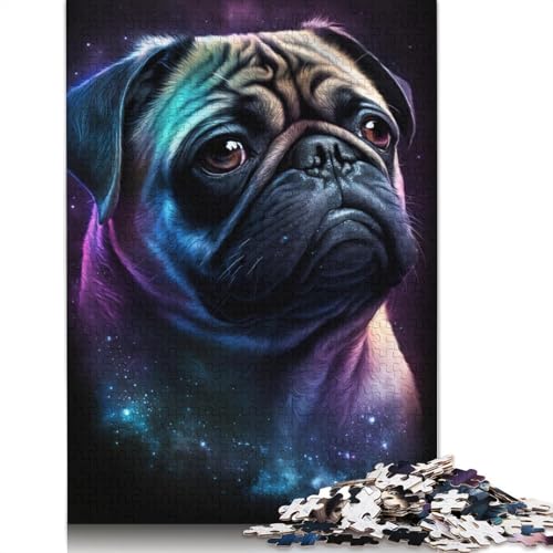 Puzzle für Erwachsene, niedlicher Kunst-Fuchs, Puzzle für Erwachsene, Lernspiel, Herausforderungsspielzeug, 1000 Teile (38 x 26 cm) von VMDUHFY