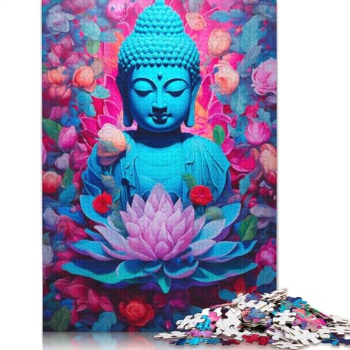Puzzle für Erwachsene, weißer Wolf, Papierpuzzle für Teenager, Geschenke, Heimdekoration, Puzzlespielzeug, 1000 Teile (75 x 50 cm) von VMDUHFY