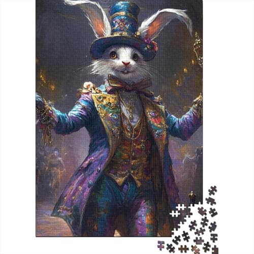Süßes Osterhasen-Puzzle für Erwachsene und Jugendliche, 1000 Teile, Papierpuzzle für Teenager, Geschenke, Denksportspiel, 1000 Teile (38 x 26 cm) von VMDUHFY