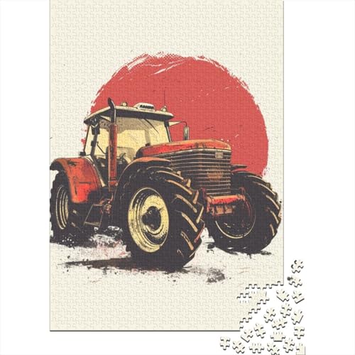 Traktor-Puzzle, 1000 Teile, für Erwachsene und Jugendliche, aus Holz, Heiligabend, 75 x 50 cm Traktor-Puzzle, 1000 Teile, für Erwachsene und Jugendliche, aus Holz, Heiligabend, 75 x 50 cm von VMDUHFY