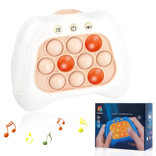 Puzzle Spiel, Pop-It, Elektronischer Whack Mole Spiel, Pop-It Pro Light Up Game, Bubble Sensory Squeeze Toys, Geschenk für KinderElektrisches Push Bubble von VMUTGA