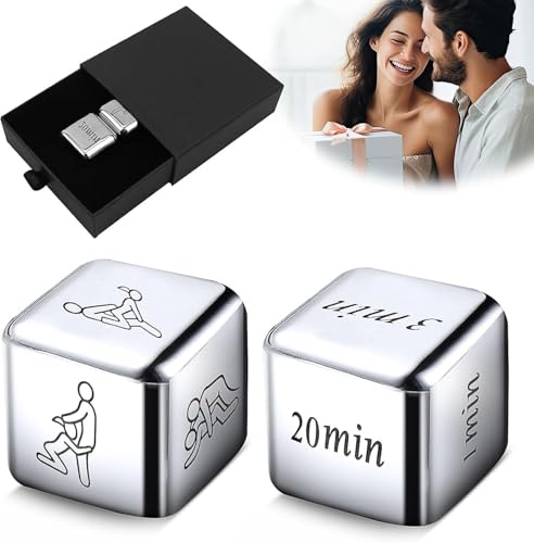 Date Night Würfel, Geschenkideen, Entscheidungswürfel, Valentinstagsgeschenke für Freundin oder Freund, romantische Date-Nacht-Ideen für Sie und Ihn – 2 Stück Date Night Würfel, Geschenkideen, Entscheidungswürfel, Valentinstagsgeschenke für Freundin oder Freund, romantische Date-Nacht-Ideen für Sie und Ihn – 2 Stück von VNEUY