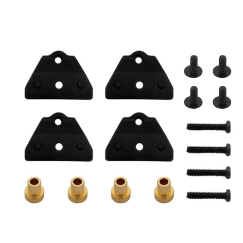 VNExcezqz Kompatibel mit MN78 1 12 Skala RC -Automodelle Metall vorne und hinterer Stoßdämpfer -Halterung Aftermarket -Ersatz(Schwarz) von VNExcezqz