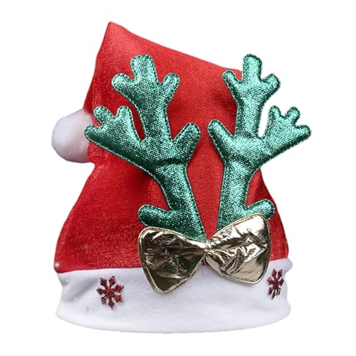 VOCUE Pailletten-Weihnachts-Kopfbedeckung, dicke Plüsch-Kopfbedeckung, weiße pelzige Krempe, für Weihnachtsfeiern, Cosplay-Zubehör VOCUE Pailletten-Weihnachts-Kopfbedeckung, dicke Plüsch-Kopfbedeckung, weiße pelzige Krempe, für Weihnachtsfeiern, Cosplay-Zubehör von VOCUE