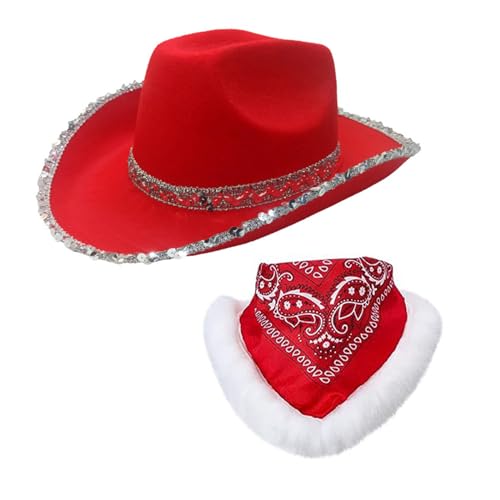 VOCUE Stylisches Schal Bandana Set für Weihnachtsfeier Foto Requisiten mit schöner weißer Krempe VOCUE Stylisches Schal Bandana Set für Weihnachtsfeier Foto Requisiten mit schöner weißer Krempe von VOCUE